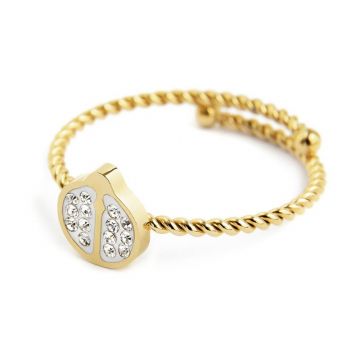 Anello Marlu In Pvd Oro...