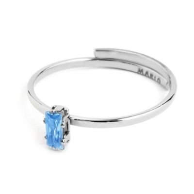 Marlù - ANELLO ACCIAIO CZ...